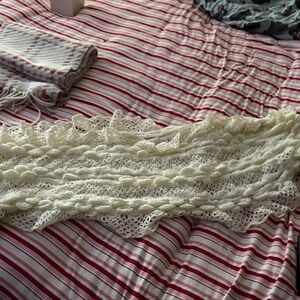 Sacred Threads Ivory Textured Knit